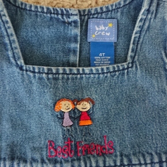 Baby crew best friends denim dress - Picture 9 of 9